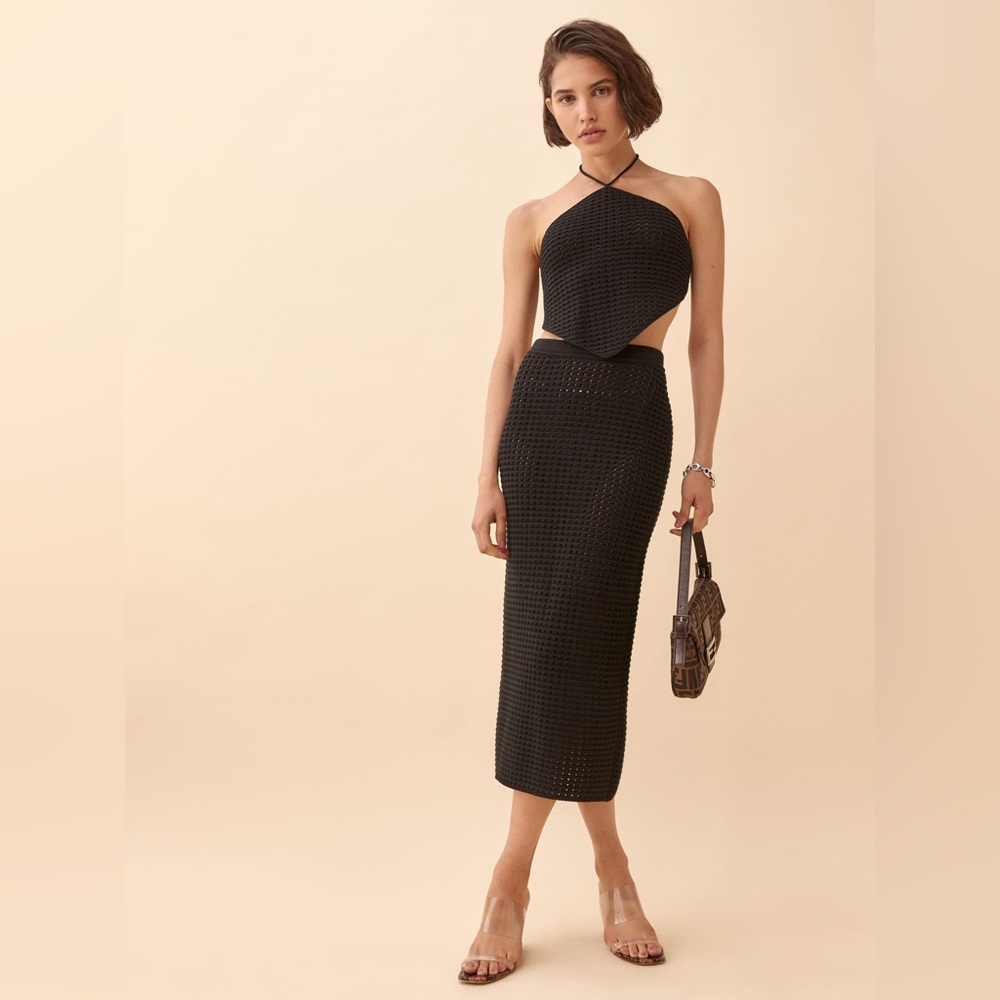 Reformation Circa Open Knit Two Piece